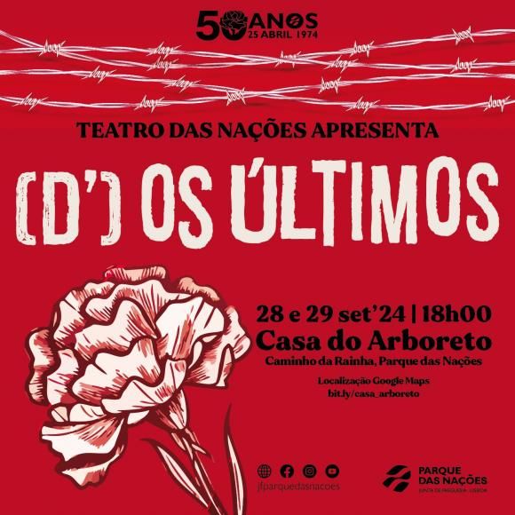 Teatro ao ar livre hoje no Parque Tejo
