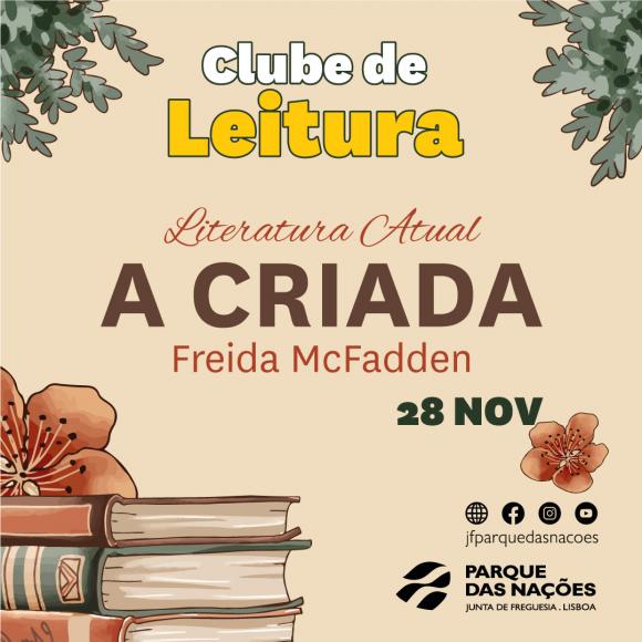 “A criada” no Clube de Leitura de novembro “A criada” no Clube de Leitura de novembro