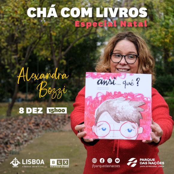 &ldquo;Ch&aacute; com livros&rdquo; convida Alexandra Bozzi