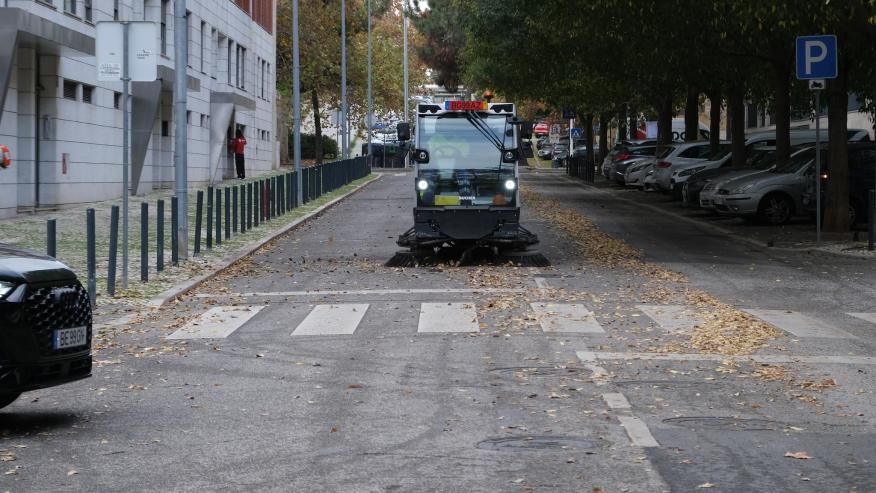 Varredora na Rua de Moscavide