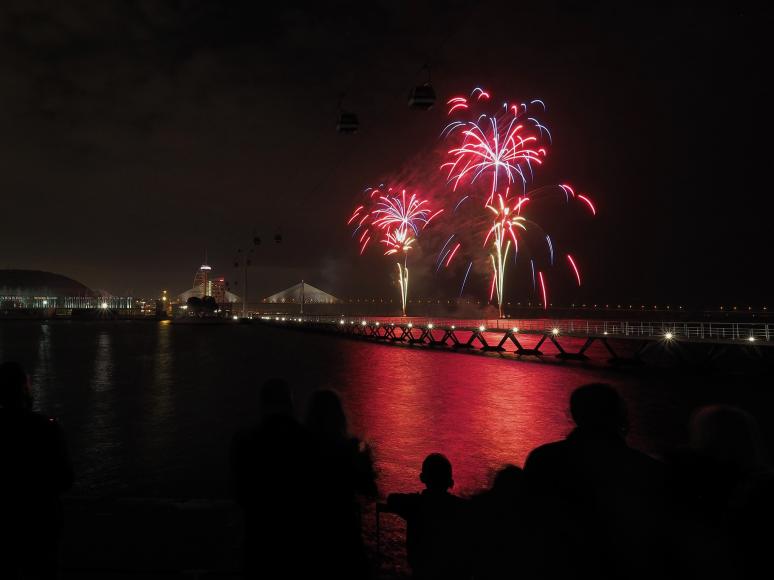 Maior fogo de artif&iacute;cio desde a Expo'98 para receber 2025