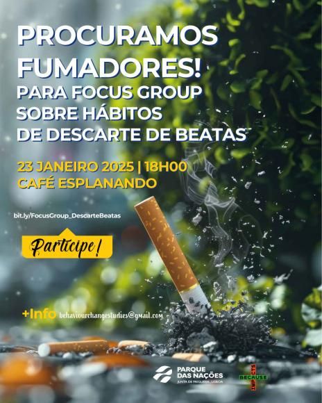 Focus group em comportamento de fumadores