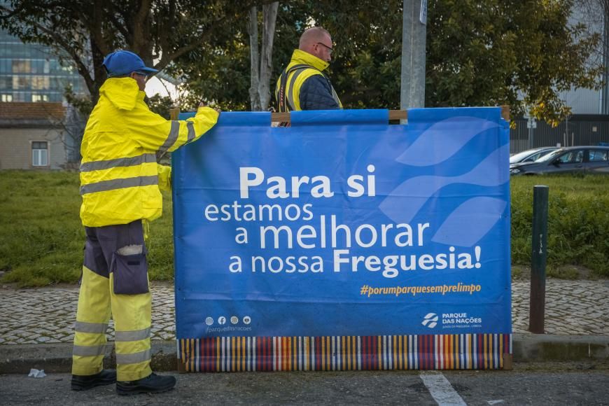 Refor&ccedil;o de limpeza a Poente