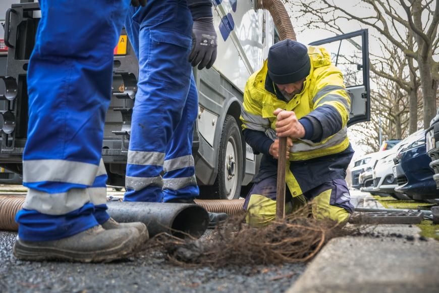 Limpeza de sumidouros