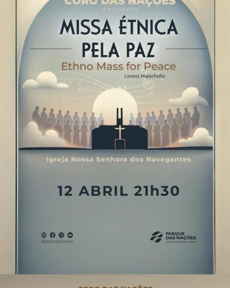 Coro das Na&ccedil;&otilde;es, daqui a pouco , pelas 21h 30 na Igreja de Nossa Senhora dos Navegantes