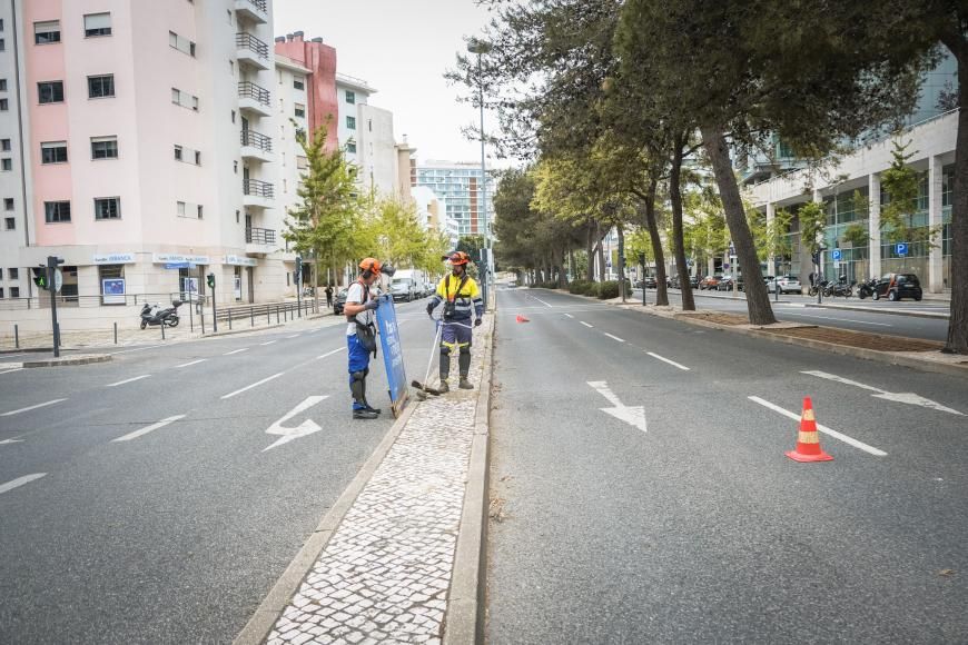 Deservagem na Av. D. Jo&atilde;o II