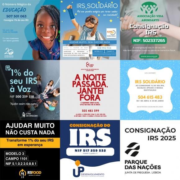 Consigna&ccedil;&atilde;o de IRS a entidades do Parque das Na&ccedil;&otilde;es