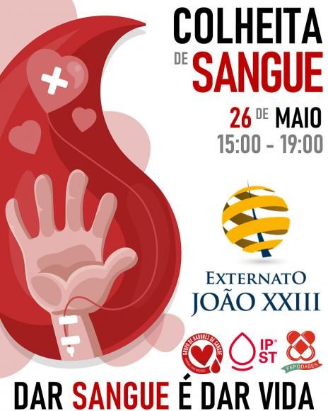 Sess&atilde;o de colheita de sangue no Externato Jo&atilde;o XXIII