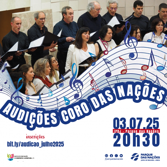 Audi&ccedil;&otilde;es marcadas para o Coro das Na&ccedil;&otilde;es