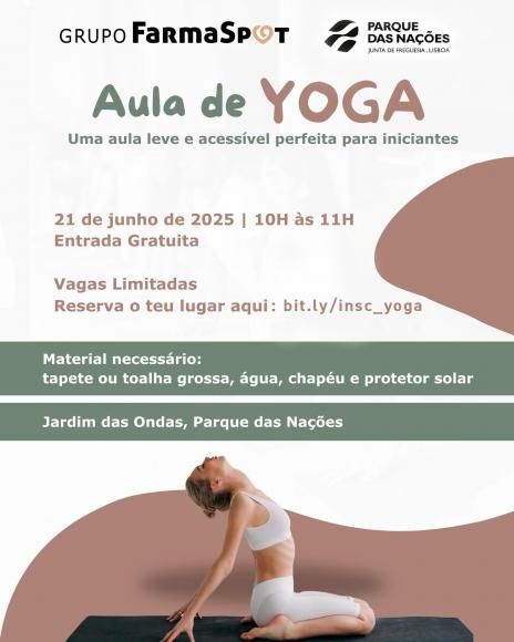 Aula de ioga para iniciantes