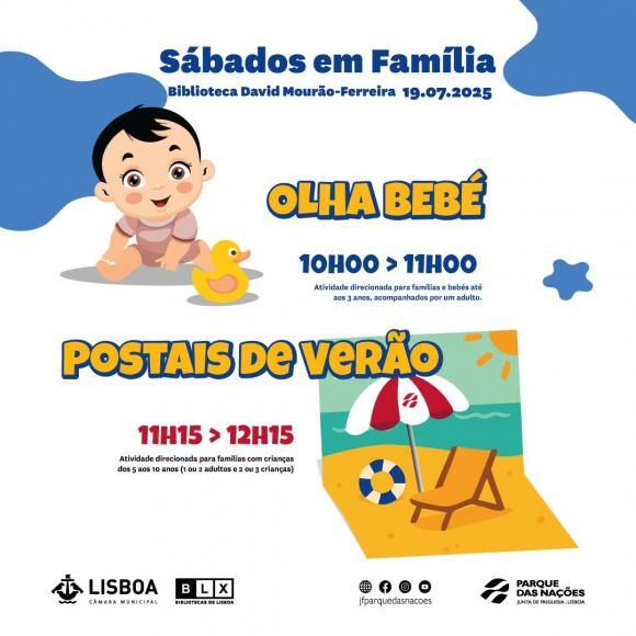 &ldquo;S&aacute;bados em fam&iacute;lia&rdquo; de ver&atilde;o na BDM-F