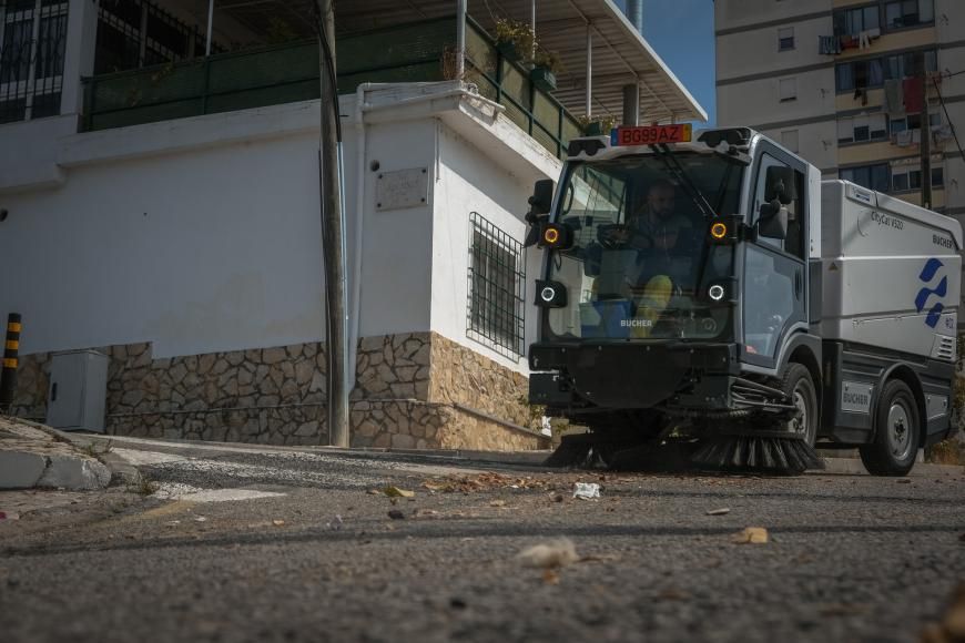 Varredora no Bairro do Oriente