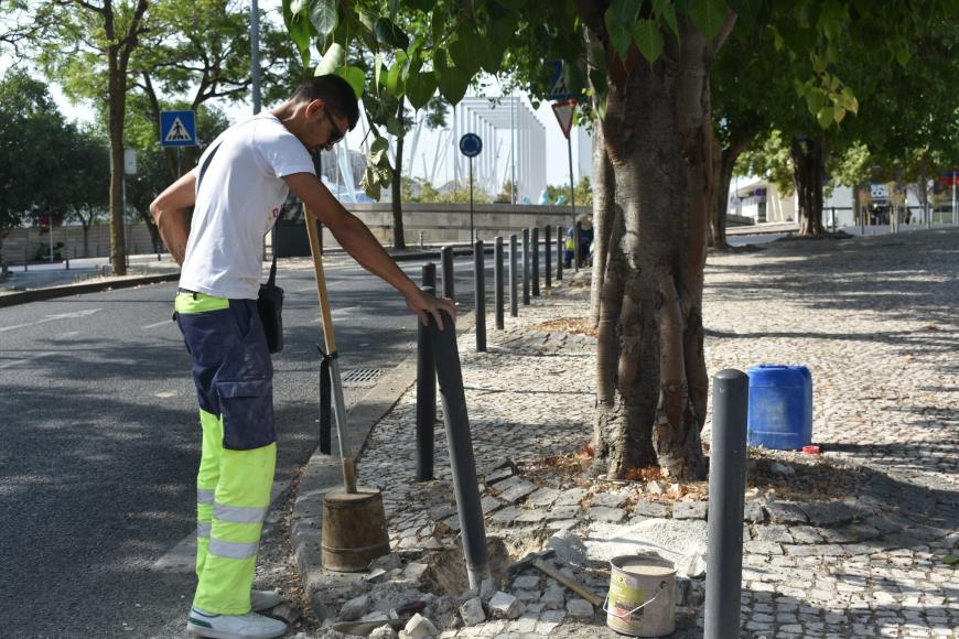 Repara&ccedil;&atilde;o de pilaretes