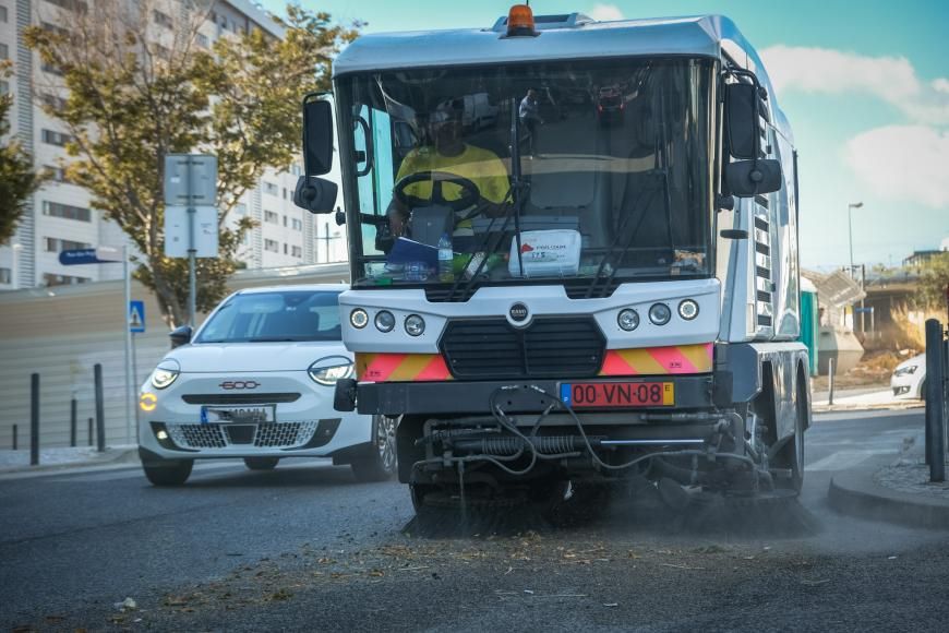 Varredora em a&ccedil;&atilde;o