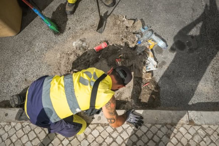 Limpeza de sumidouros