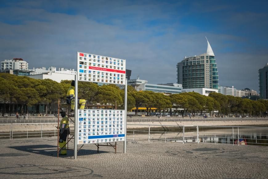 Mapa do PN recolocado na Doca dos Olivais