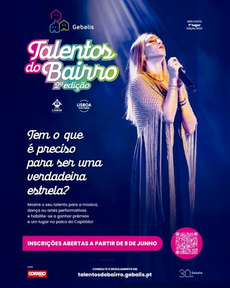 Inscrições Abertas para Talentos do Bairro Inscrições Abertas para Talentos do Bairro