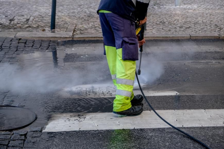 Limpeza na Rua das Musas
