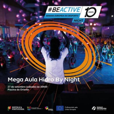 Mega Hidro by Night GLOW na Piscina do Oriente