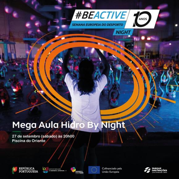 Mega Hidro by Night GLOW na Piscina do Oriente
