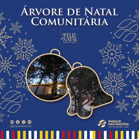 Colabore na decoração da árvore de Natal Comunitária