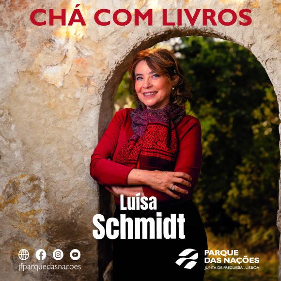 &ldquo;Ch&aacute; com livros&rdquo; convida Lu&iacute;sa Schmidt