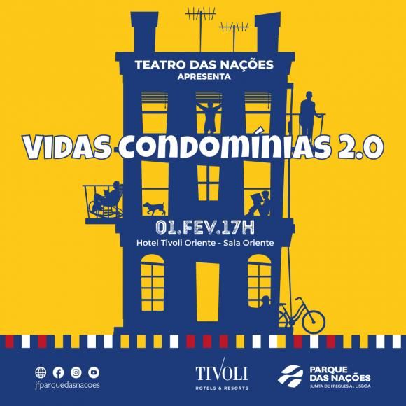 Teatro das Na&ccedil;&otilde;es apresenta "Vidas Condom&iacute;nias 2.0" no Hotel Tivoli Oriente