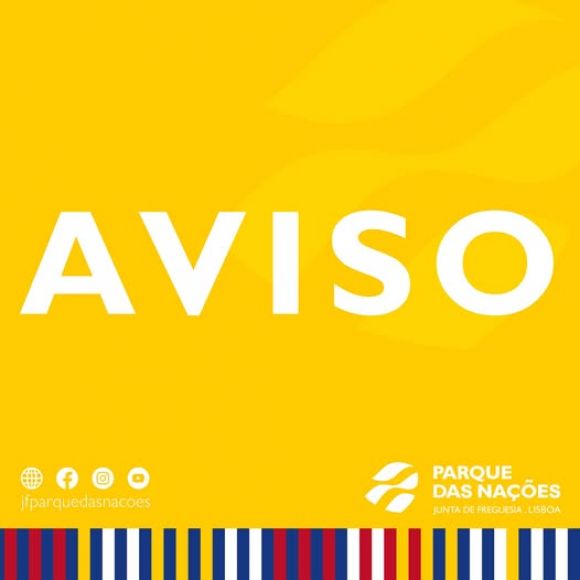 Aviso amarelo para chuva e vento ⚠️
