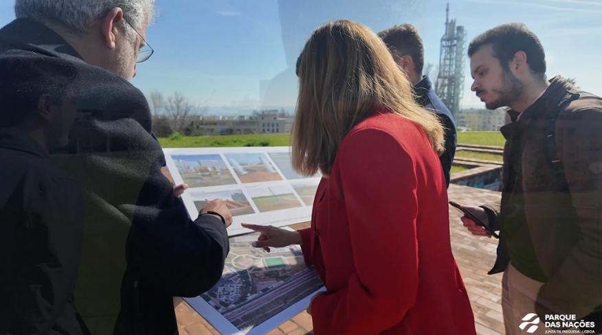 Vereadora em visita de trabalho ao PN