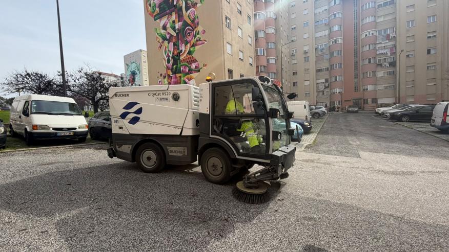 Varredora no Casal dos Machados
