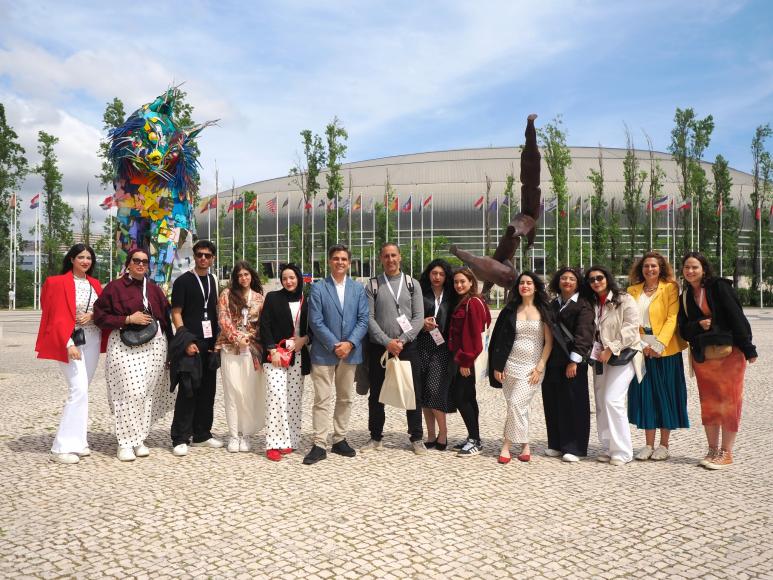 Alunos de Arquitetura e Design da Tun&iacute;sia visitam o Parque das Na&ccedil;&otilde;es