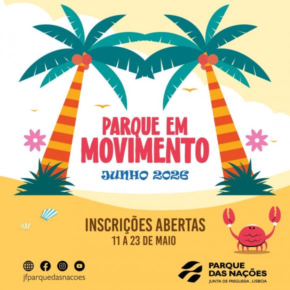 Inscri&ccedil;&otilde;es abertas para Parque em Movimento em Junho