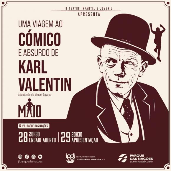 Teatros infantil e juvenil representam Karl Valentin