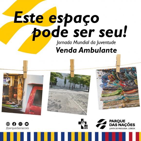Venda ambulante durante a JMJ