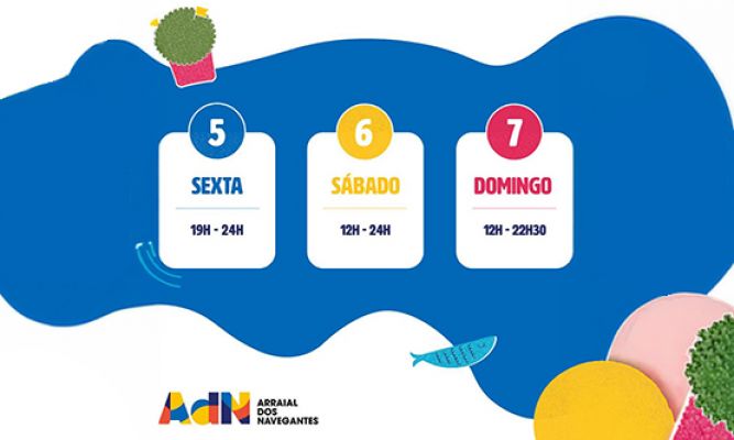 Arraial dos Navegantes come&ccedil;a logo ao fim da tarde