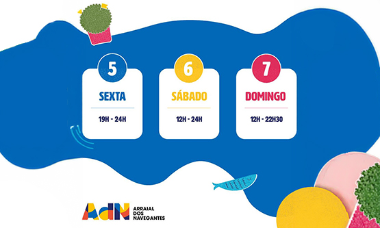 Arraial dos Navegantes come&ccedil;a logo ao fim da tarde