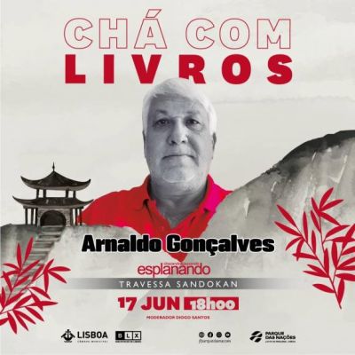 Arnaldo Gon&ccedil;alves no 'Ch&aacute; com Livros'