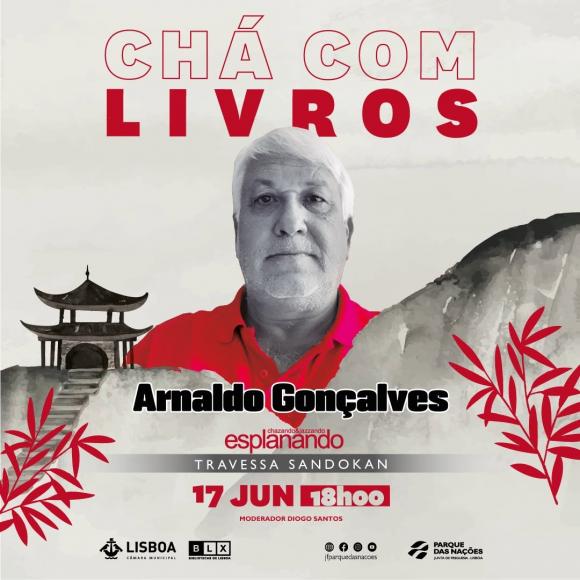 Arnaldo Gon&ccedil;alves no 'Ch&aacute; com Livros'