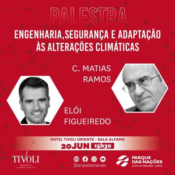 Palestra sobre engenharia, seguran&ccedil;a e adapta&ccedil;&atilde;o &agrave;s altera&ccedil;&otilde;es clim&aacute;ticas