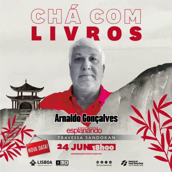 Arnaldo Gon&ccedil;alves no 'Ch&aacute; com Livros' hoje