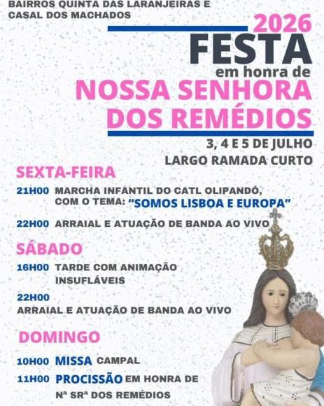 Marcha Infantil abre os festejos da Nossa Senhora dos Rem&eacute;dios.