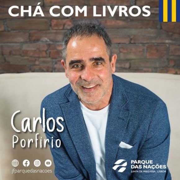 Ch&aacute; com Livros recebe Carlos Porf&iacute;rio