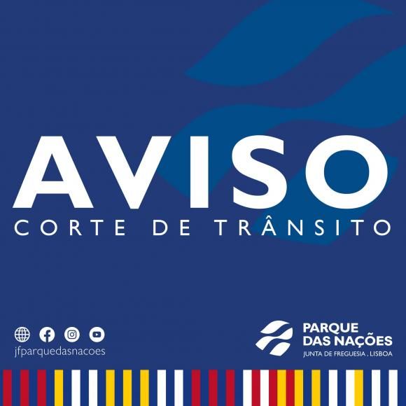 AVISO &ndash; Corte de tr&acirc;nsito