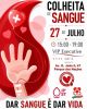 Colheita de sangue no dia 27