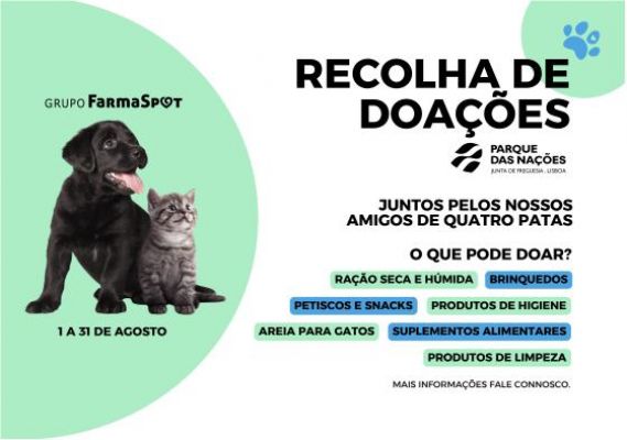 Campanha Solid&aacute;ria para animais