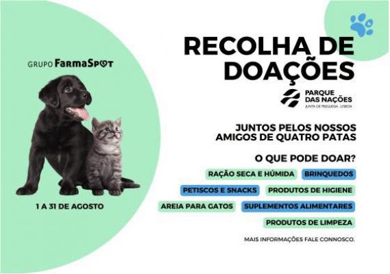 Campanha Solid&aacute;ria para animais