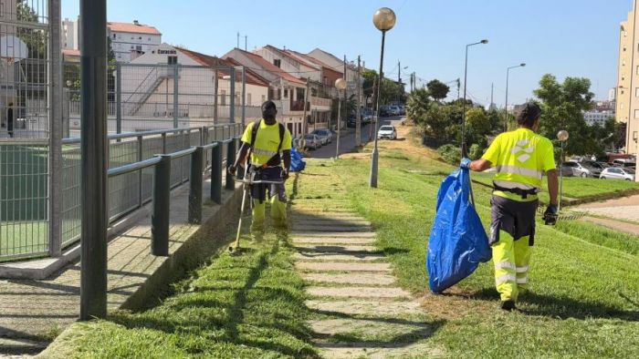 Relvados na zona Poente
