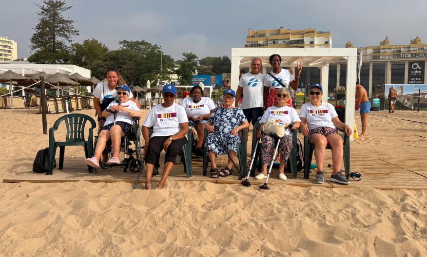 Come&ccedil;ou a terceira semana de Praia Acess&iacute;vel