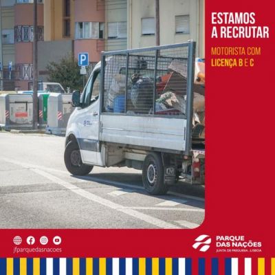 Recrutamento condutores(as) para v&aacute;rias categorias