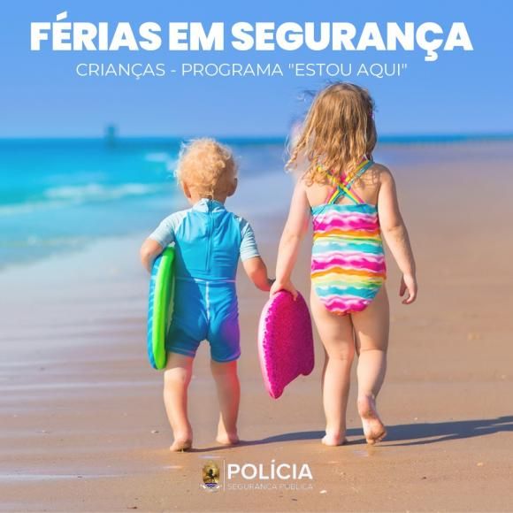 Estou Aqui para garantir que as crian&ccedil;as n&atilde;o se perdem